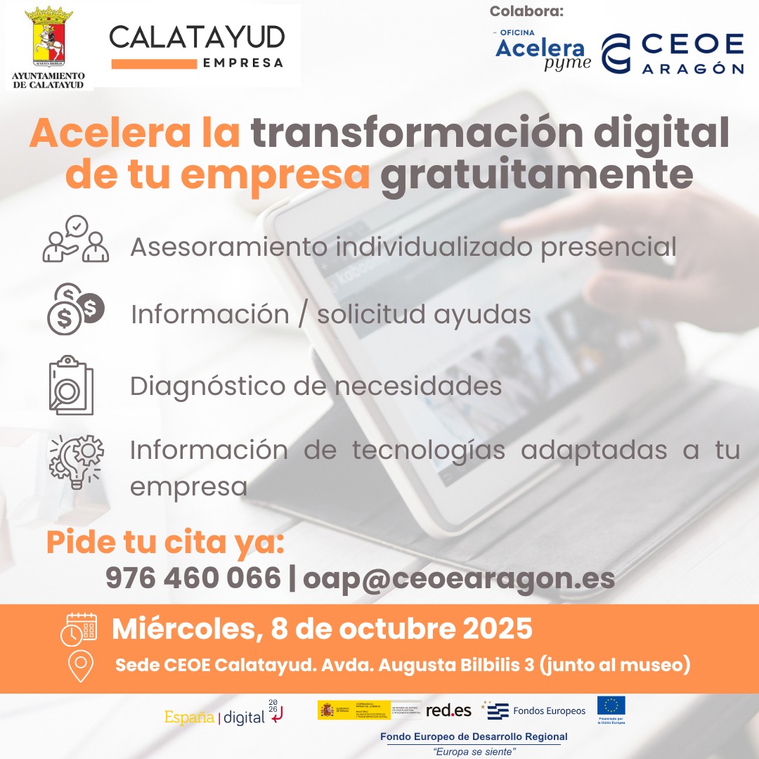 Acelera la transformación de tu empresa - OAP Calatayud