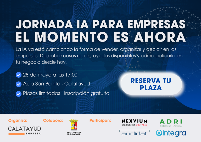 28 de mayo: cita con la IA en Calatayud. El momento es ahora