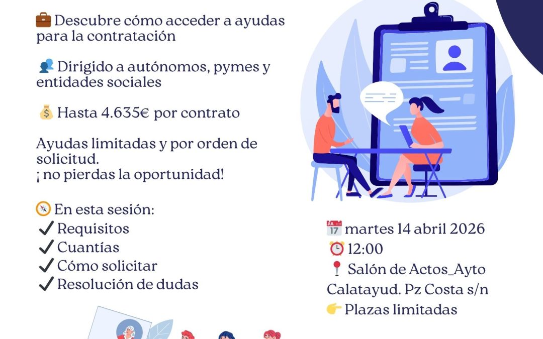 SESIÓN INFORMATIVA: Ayudas al Empleo Fundación MAPFRE – Programa ACCEDEMOS 2026